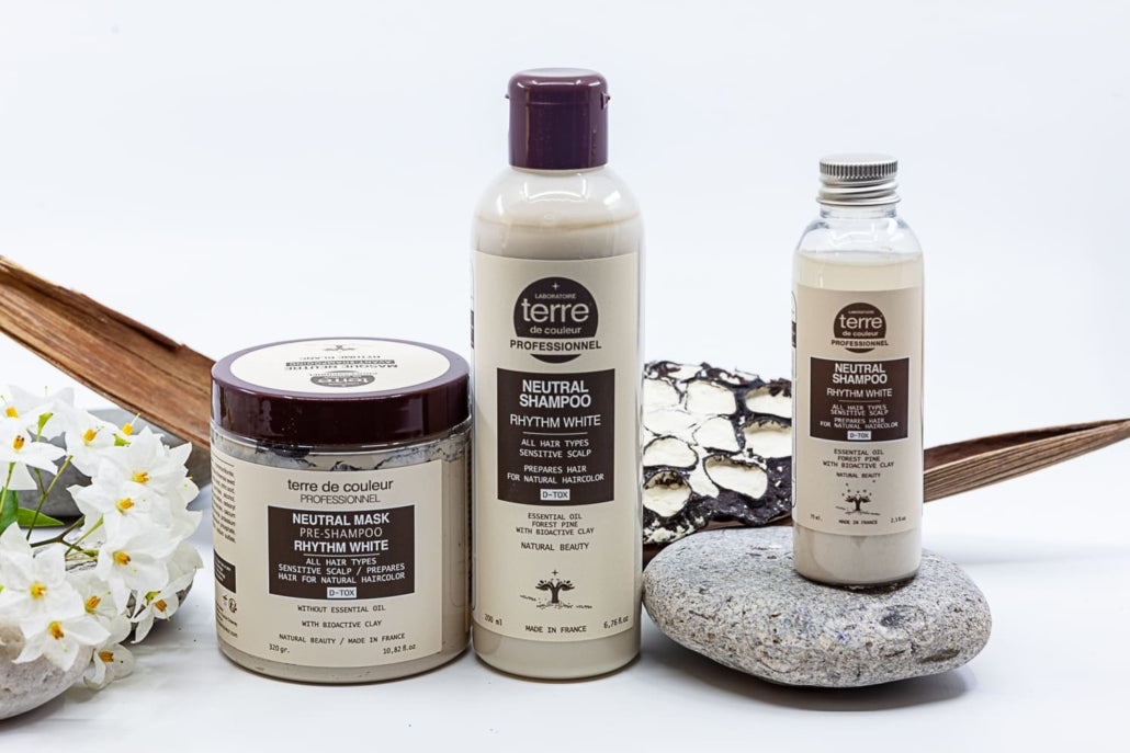 TERRE DE COULEUR Masque Argile Détox Profonde Rythme Blanc