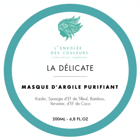 La Délicate - Masque D'argile Purifiant 200ml