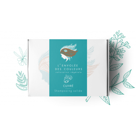 Shampoing Solide 100% naturel Cuivré 50g